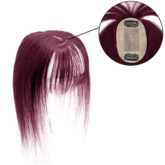 Cheaper And More Unique Way To Do Your Hairstyle: Human Hair Toppers With Bangs