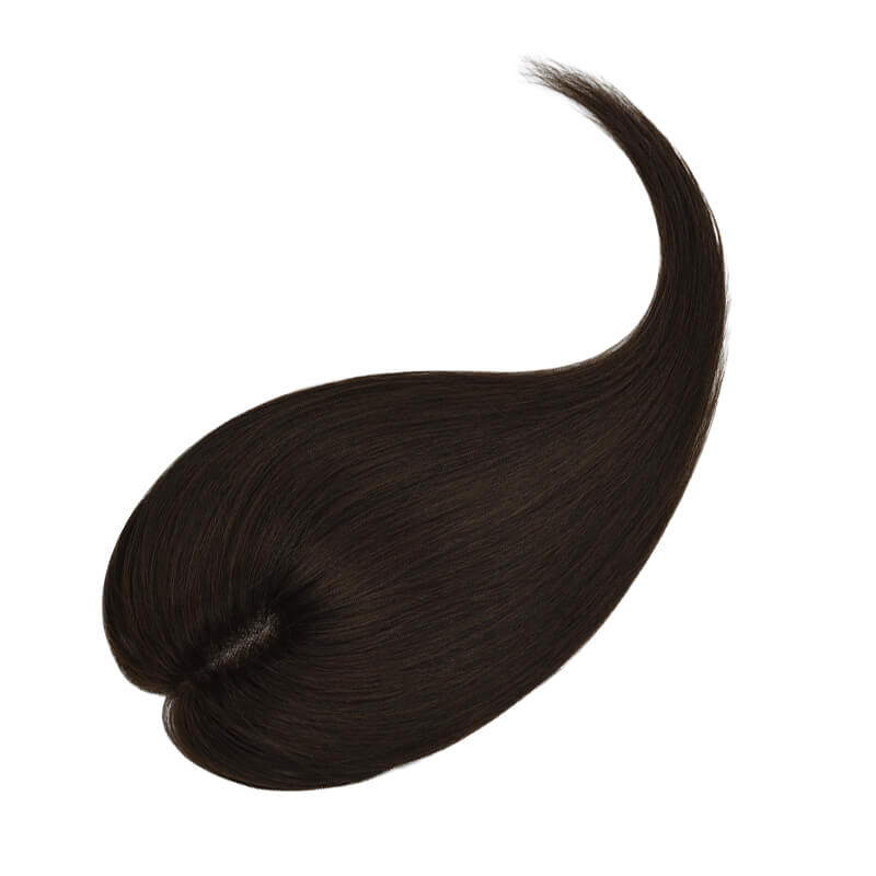 human hair topper