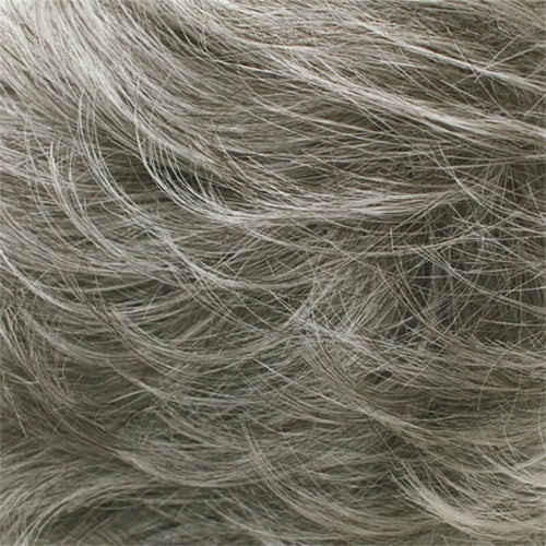 E-litchi 7x9" PU Thin Skin Hair Toupee - Human Hair for Alopecia, Baldness & Hair Loss #02SG-70 DARK BROWN MIX 70% SANDY GREY Fre