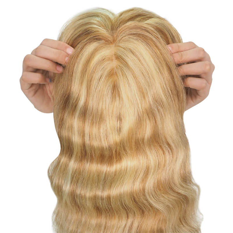 hair topper with side bangs