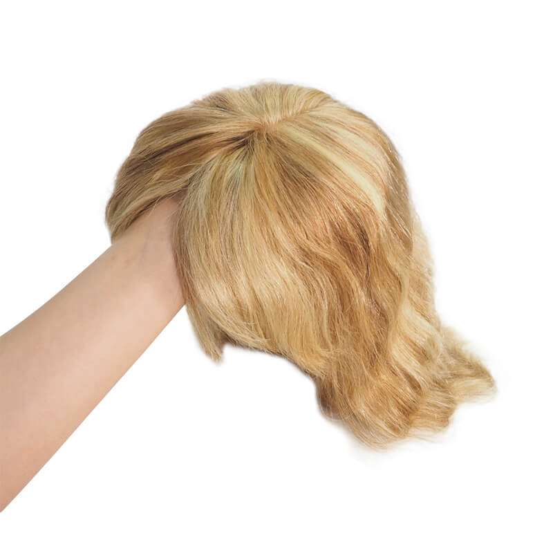 hair topper with side bangs