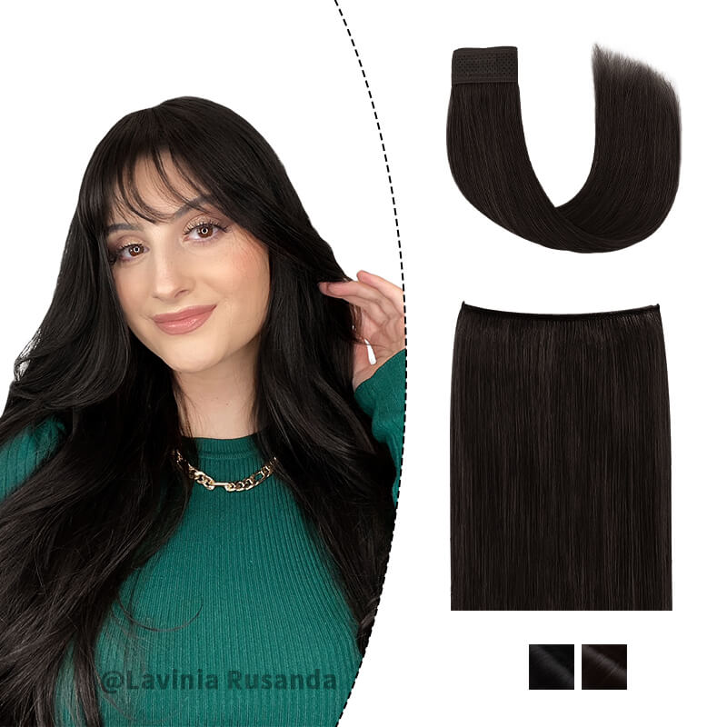 halo hair extensions for thin hair