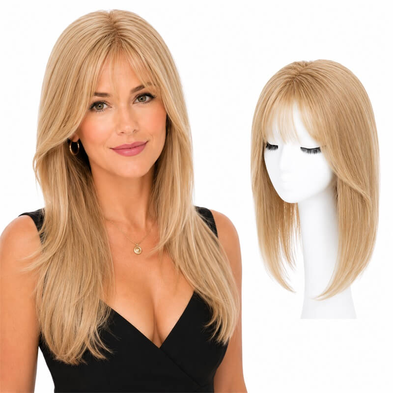 12 inch women hair toppers