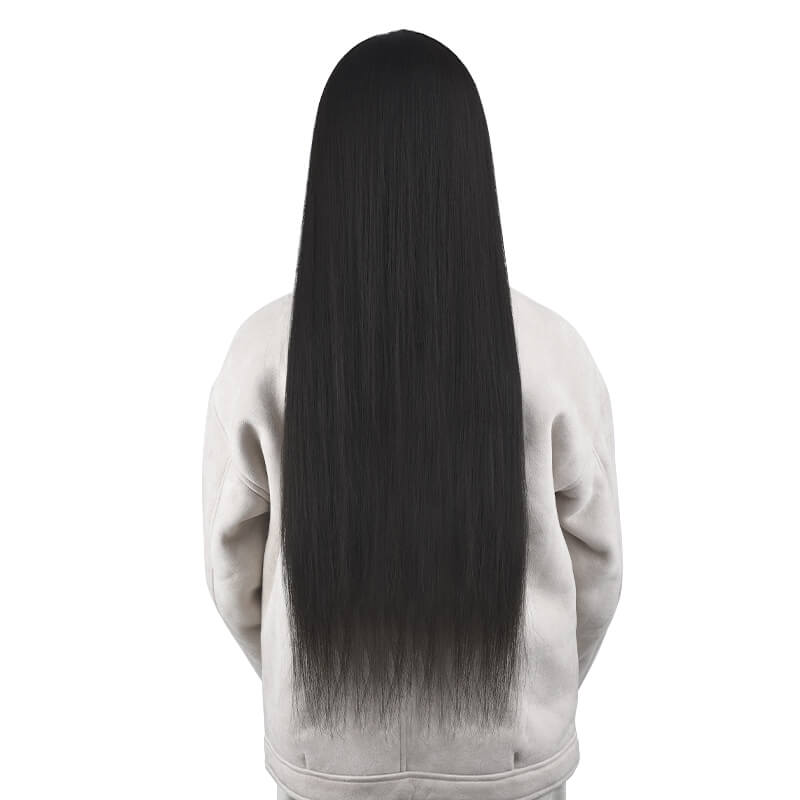 Topper Natural Black | Hair Silk Human | E-LITCHI Hair