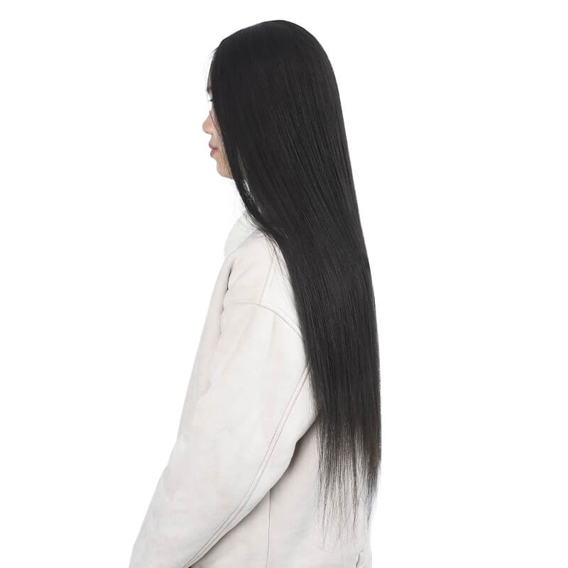 Topper Natural Black | Hair Silk Human | E-LITCHI Hair
