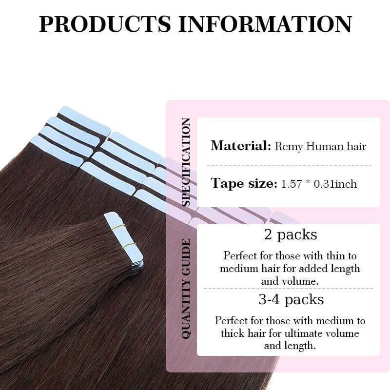 extensions with tape