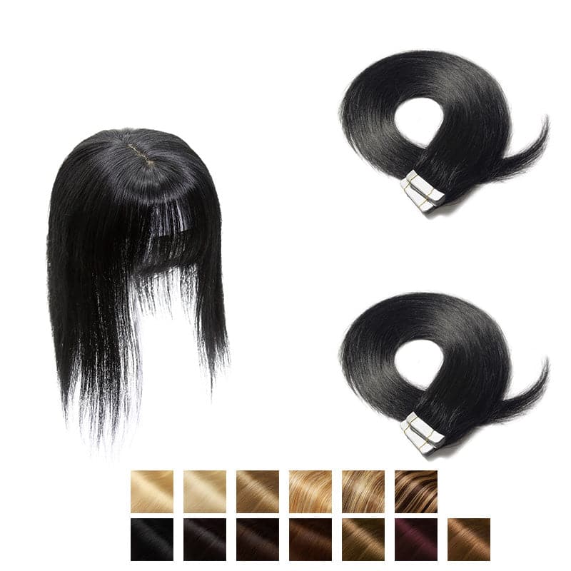 human hair tape in extensions