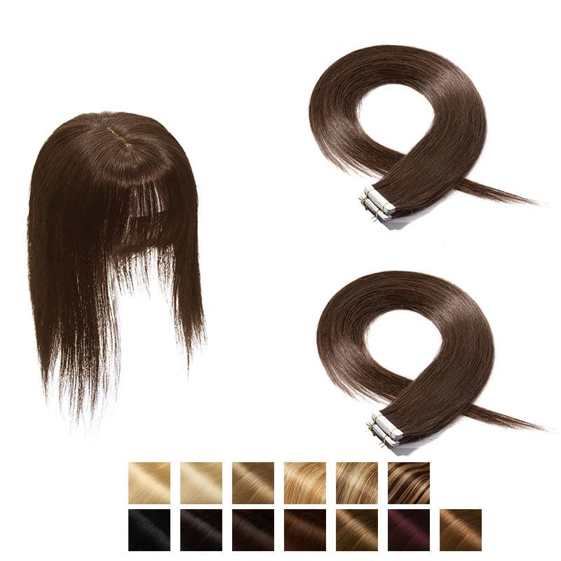 human hair tape in extensions