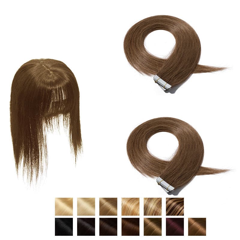 human hair tape in extensions