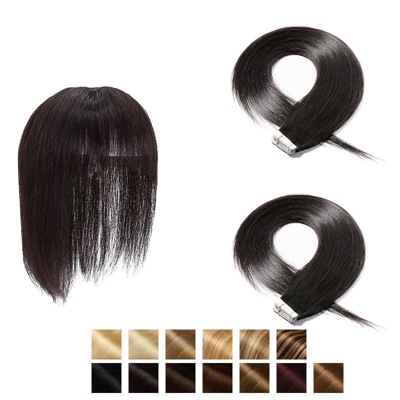 human hair tape in extensions