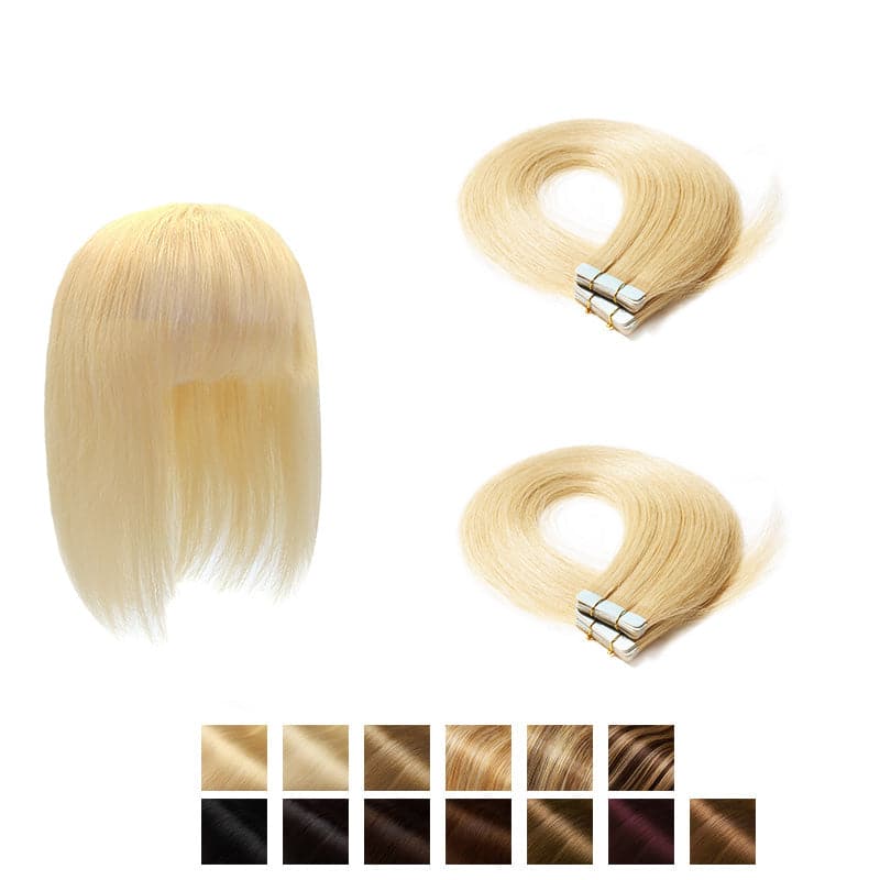 human hair tape in extensions