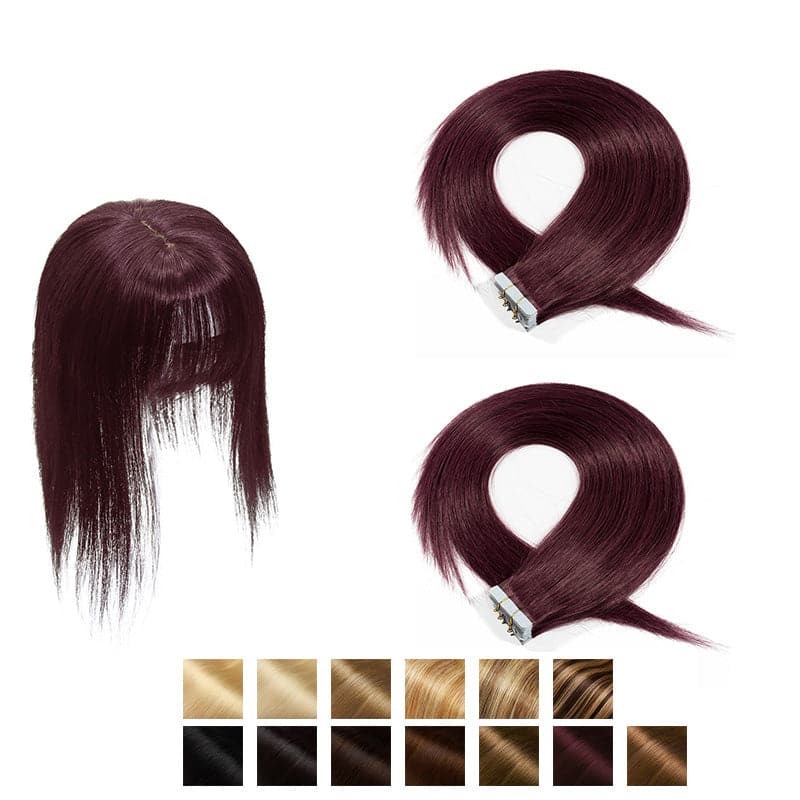 Best Human Hair Topper | Tape In Hair Extensions | E-LITCHI Hair