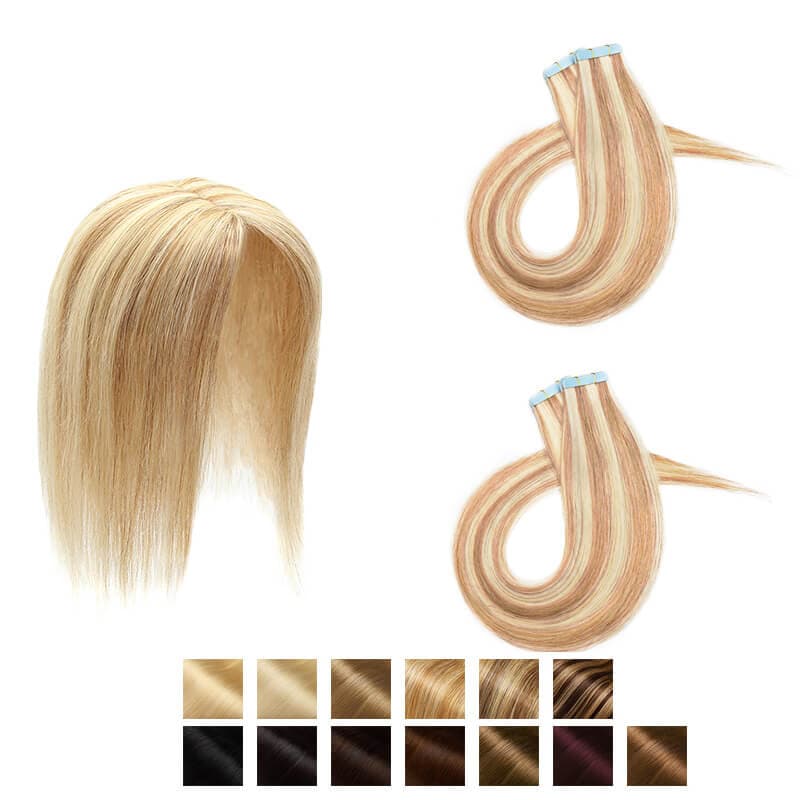 human hair tape in extensions