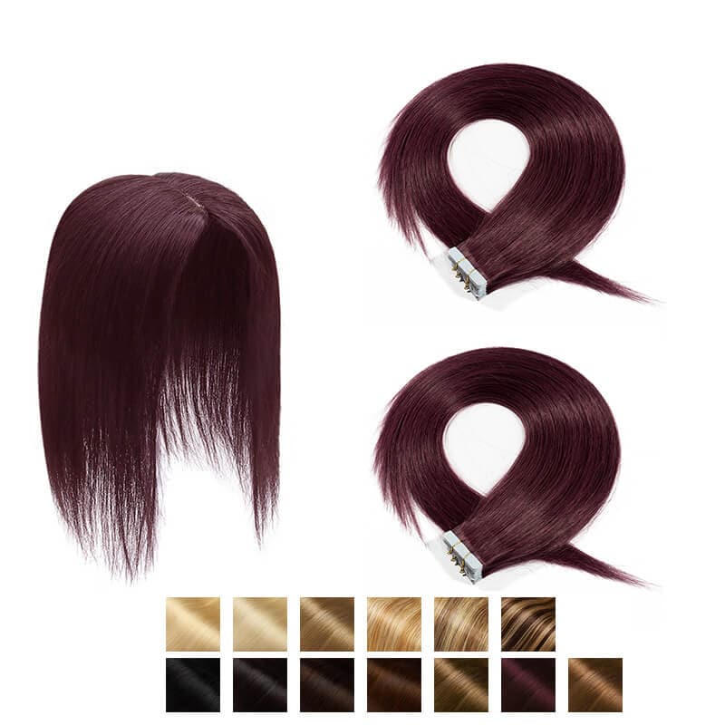 human hair tape in extensions