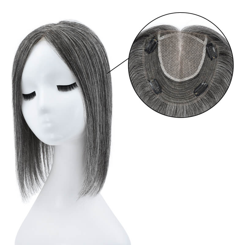 Lace Base Hair Topper | Topper for Thinning Hair | E-LITCHI Hair
