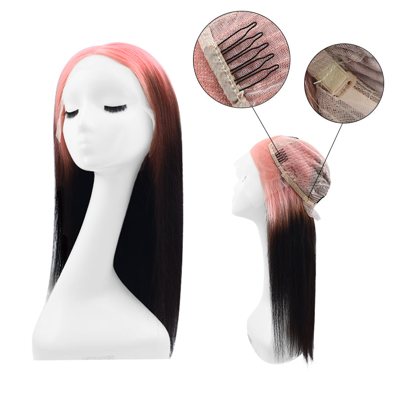 Ombre Hair Wigs | Long Human Hair Wigs | E-LITCHI Hair