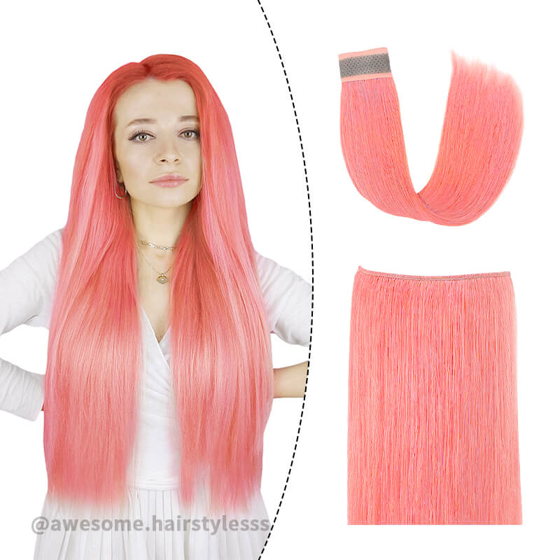 peekaboo halo hair color