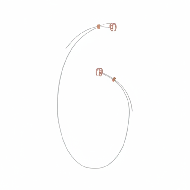 Adjustable Halo Wire for Securing Hair Toppers