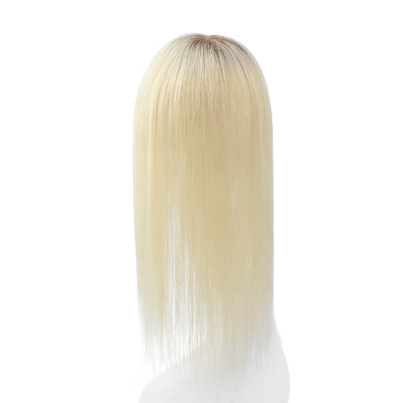 Blonde Ombre Topper | Mono Hair Topper | E-LITCHI Hair