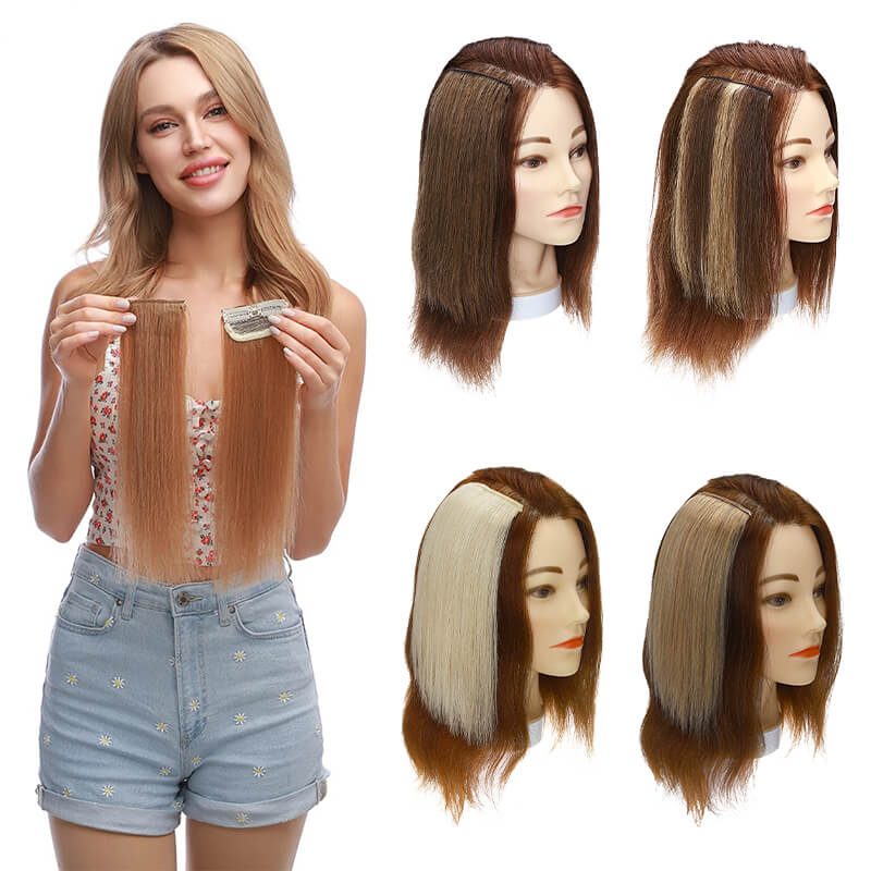 Best Human Hairpieces Clip | Hairpieces Hair Clip | E-LITCHI Hair