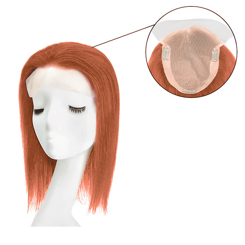 Human Hair Topper 15-20cm | Base For Hair Loss | E-LITCHI Hair