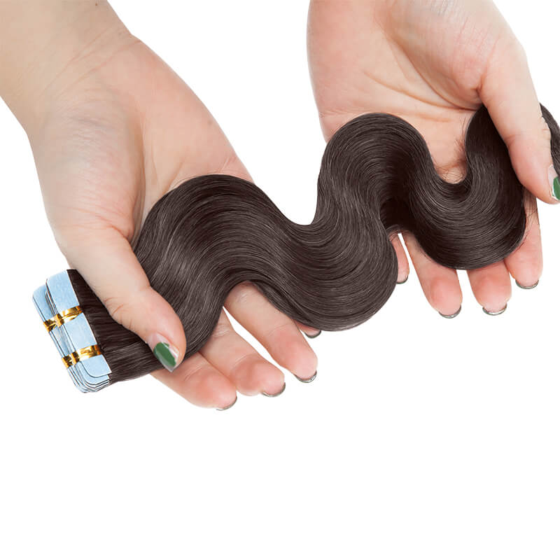 Lot de 2 rubans ondulés marron, 40 pièces, pour plus de Volume