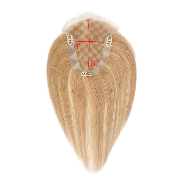 Blonde Highlights full lace hair topper