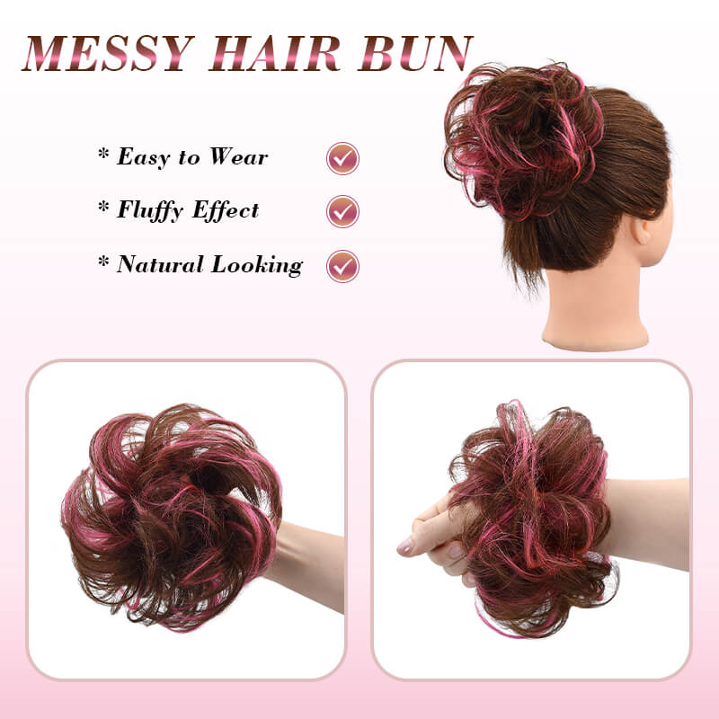 quick updo hair scrunchies