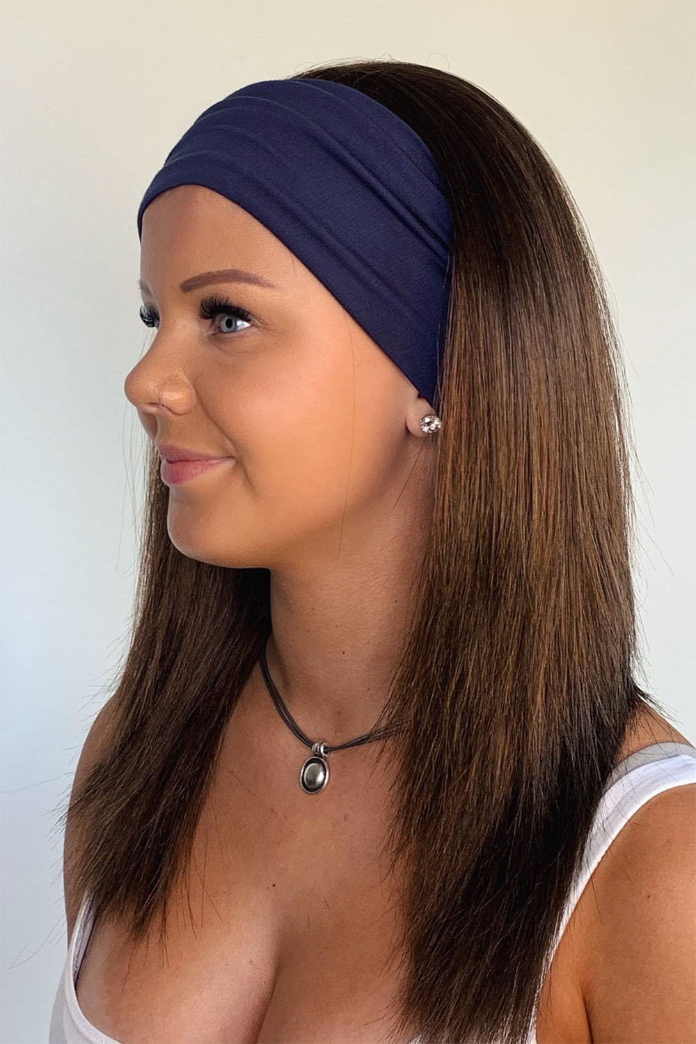 uman hair wig with headband attached