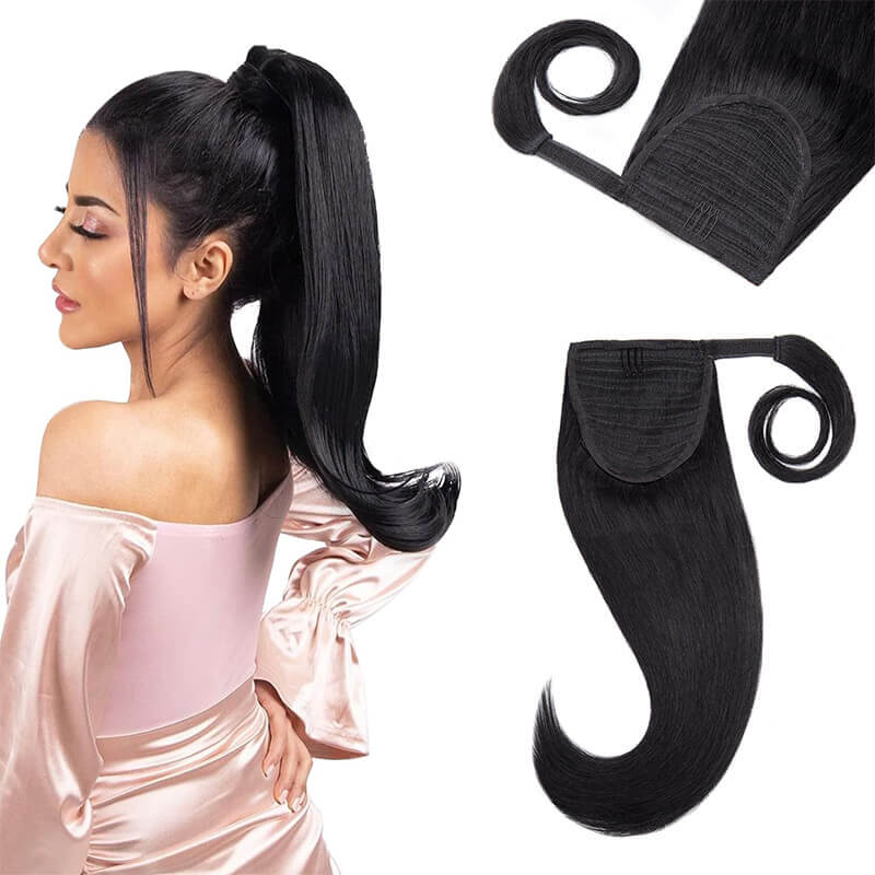 Wrap Around Hair Extension for Ponytail