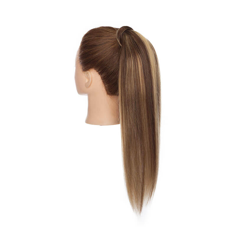 Highlights Wrap Around Ponytail Human Hair Extensions E-LITCHI