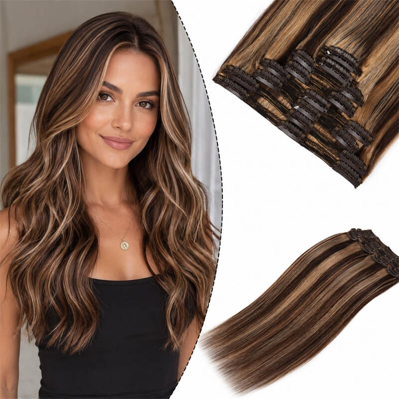 seamless clip in hair extensions
