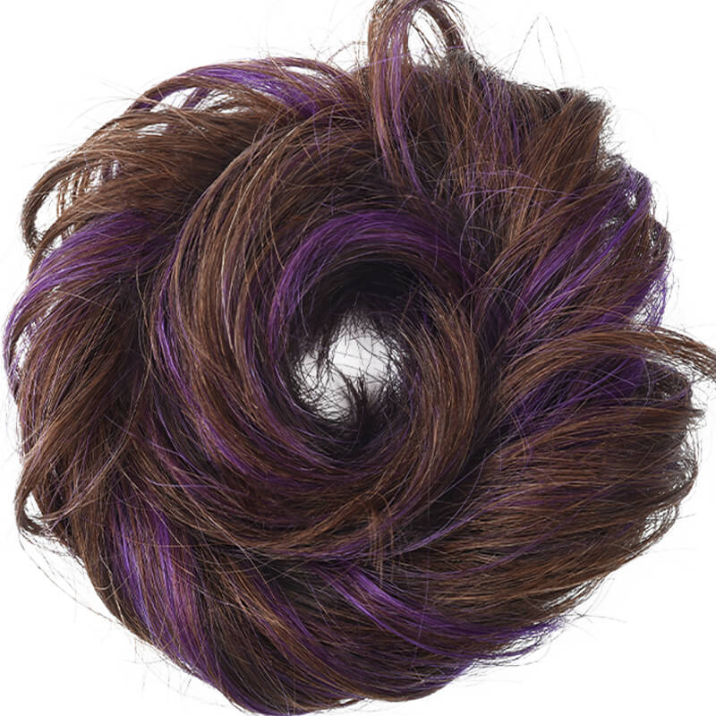 fake hair bun