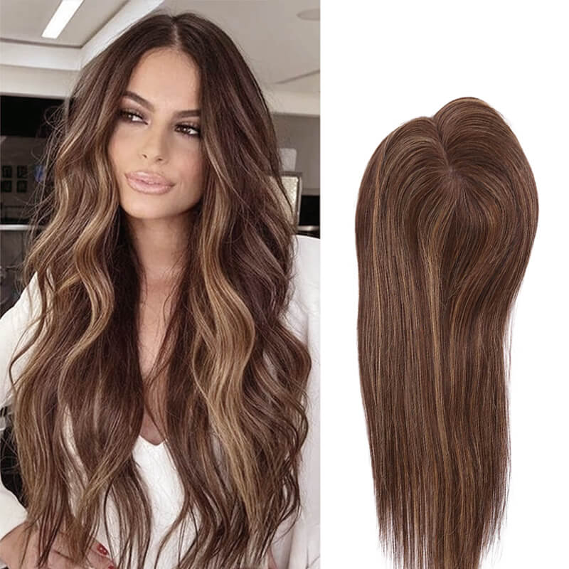 12 14 16 18 inch hair toppers