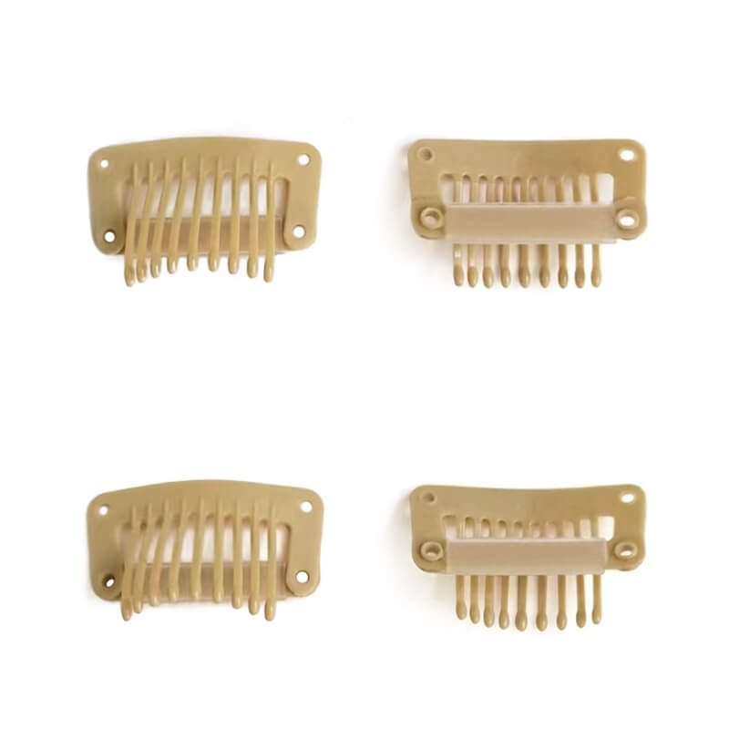 Hair Extensions Snap Clips | Non-Slip Plastic Clips | E-LITCHI Hair