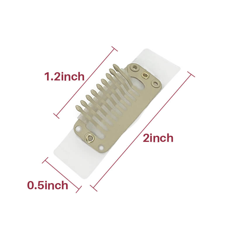 Seamless PU Snap Clips for Hair Toppers Toupees & Wigs