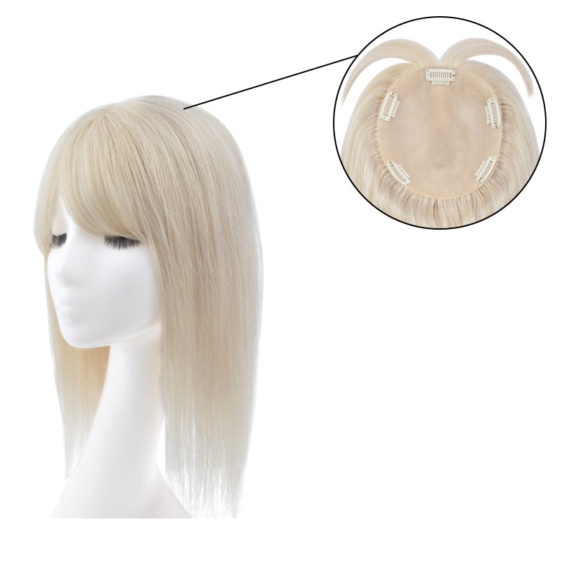 Sandy Hair Topper | Human Hair Topper | E-LITCHI Hair