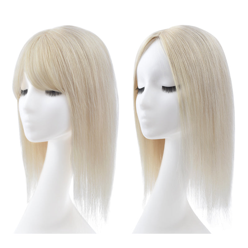 Sandy Hair Topper | Human Hair Topper | E-LITCHI Hair