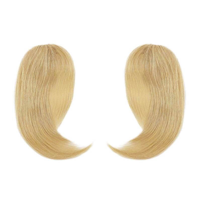 Pince à cheveux humains en longue frange latérale 2 pièces frange ondulée naturelle
