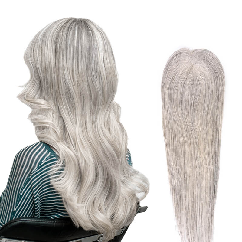 hair pieces for grey hair