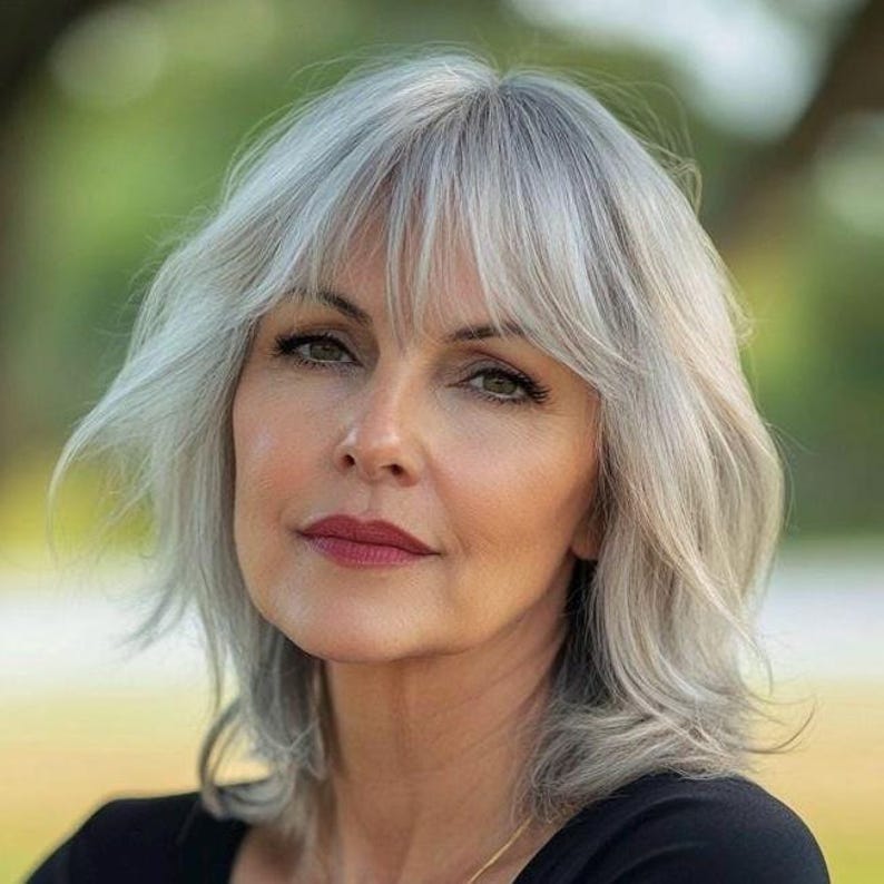 silver grey hairpiece