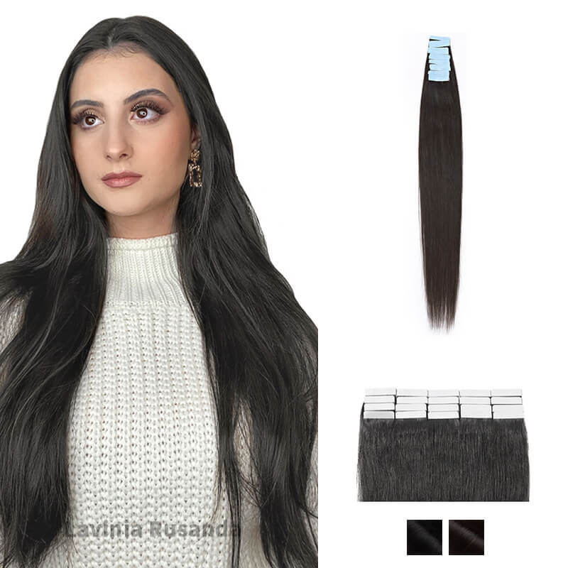 black tape hair extensions