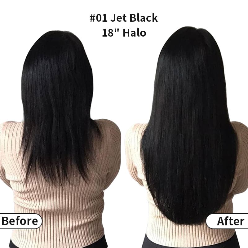 halo hair extensions for thin hair