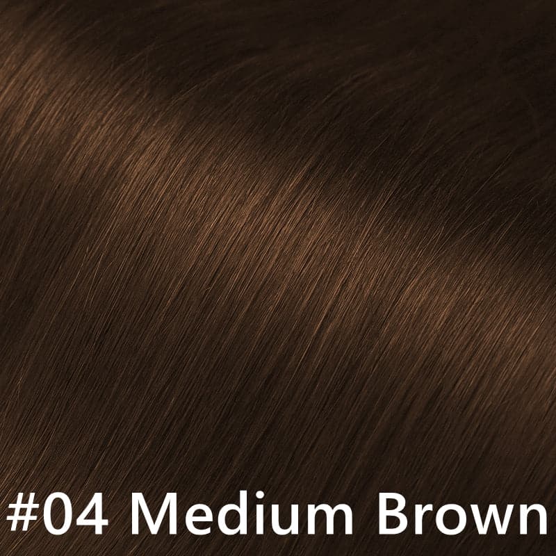 Brown Human Hair Color Swatch - Dark Brown Medium Brown Light Brown E-LITCHI Hair