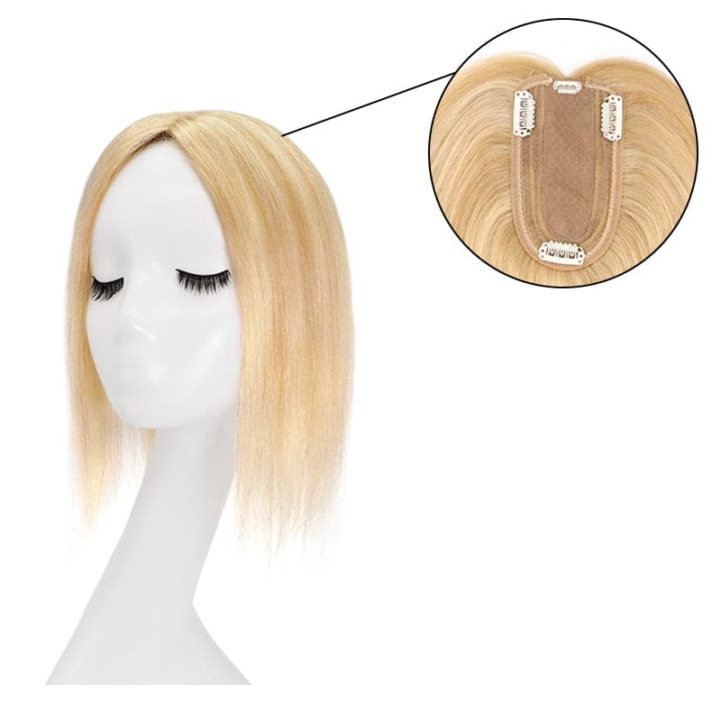 Blonde Highlights Topper | Topper Hair For Women | E-LITCHI Hair