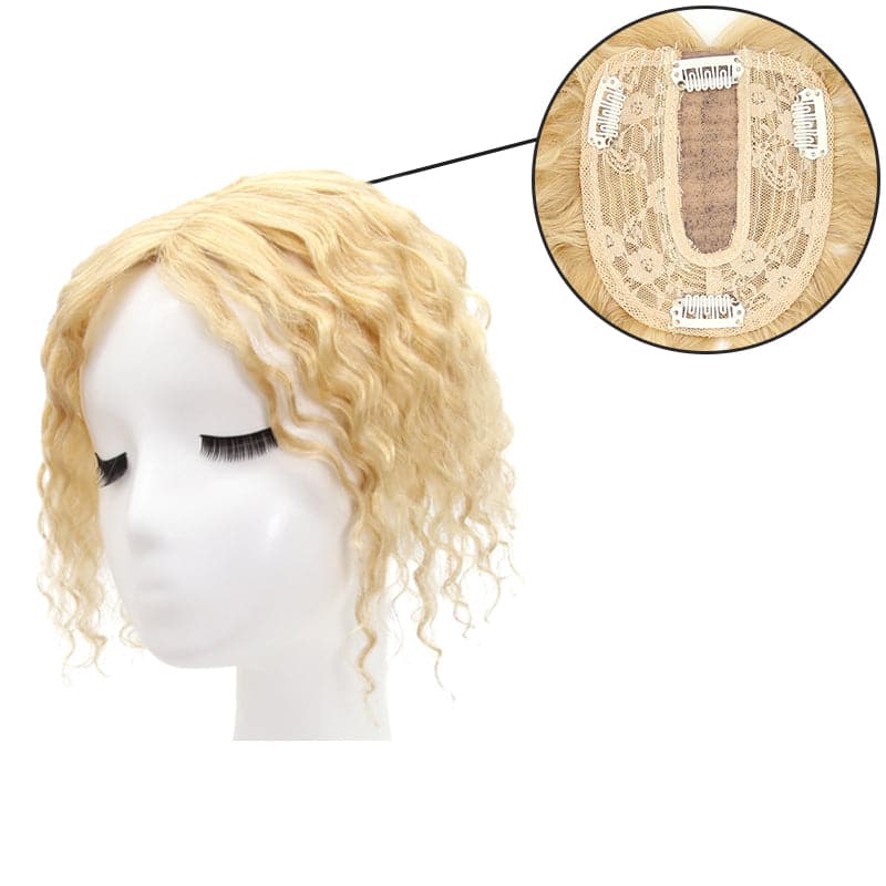 Susan Curly Thinning Crown | Human Hair Topper | E-LITCHI Hair