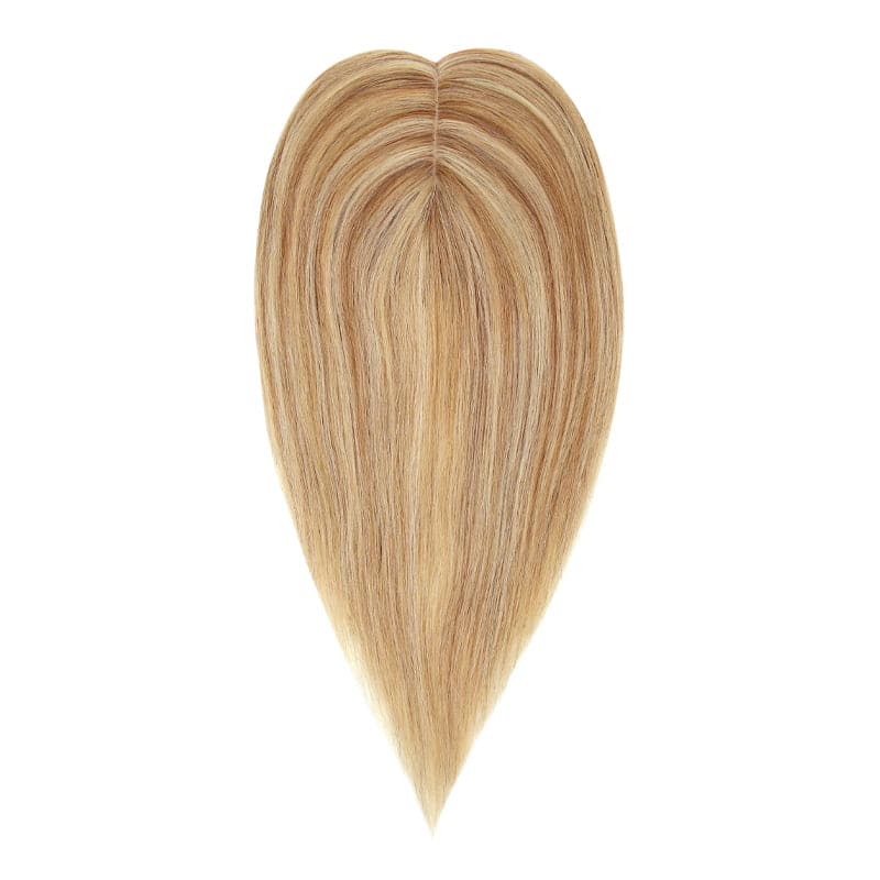 Susan ︳Bronde Highlights Human Hair Topper For Women Thinning Crown 10*12cm Silk Base E-LITCHI® Hair