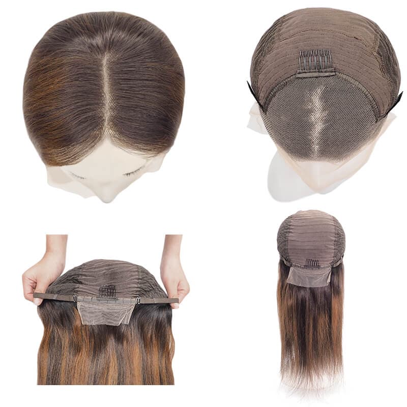 Perruques longues en cheveux humains Lace Front 13x4