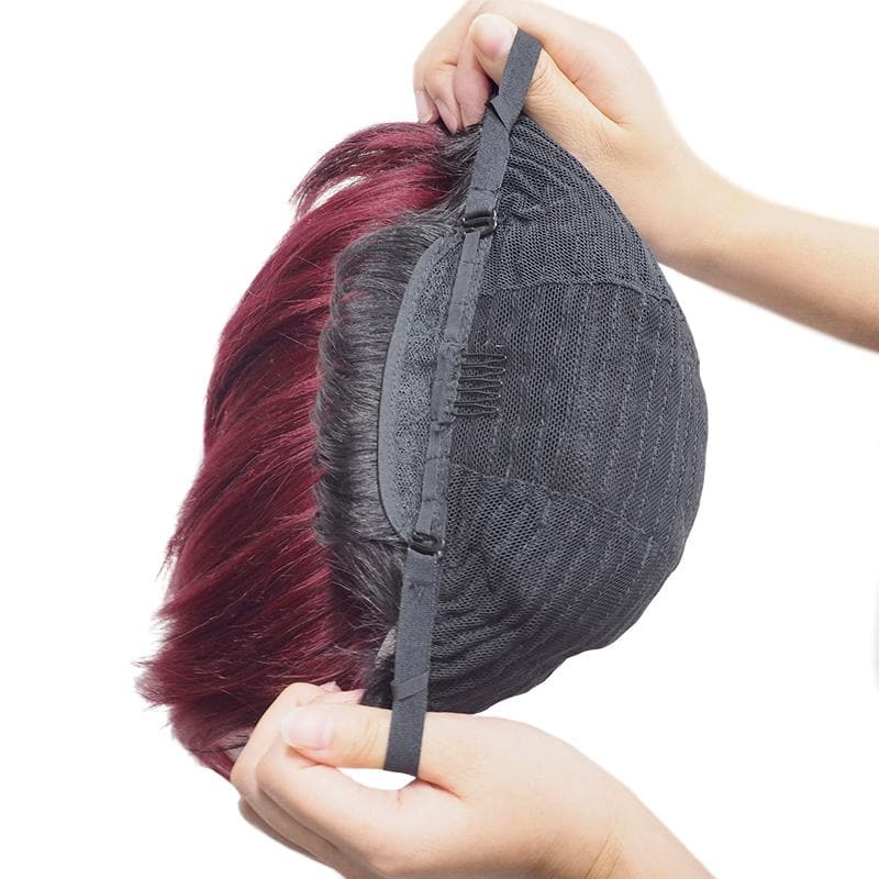 human hair short wigs