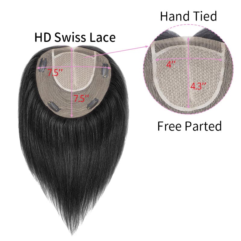 Lace Human Hair Topper